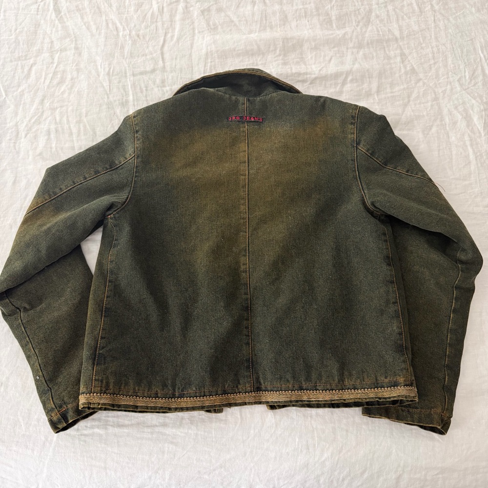 Jean Paul Gaultier Washed Embroidered Denim Jacket - Picture 3 of 8